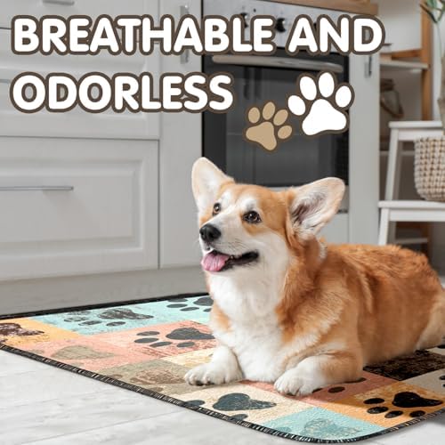 2PC Potty Pads for Dog , Washable Absorbent Non-Slip Mat 35x24in