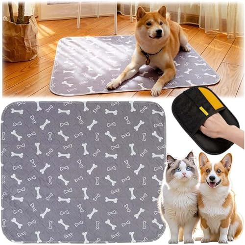 Puppy Pads – Reusable, Washable & Leak-Proof Pet Training Pads for Dogs Cats, Anti-Slip, Home Travel (S-15.7"×23.6")