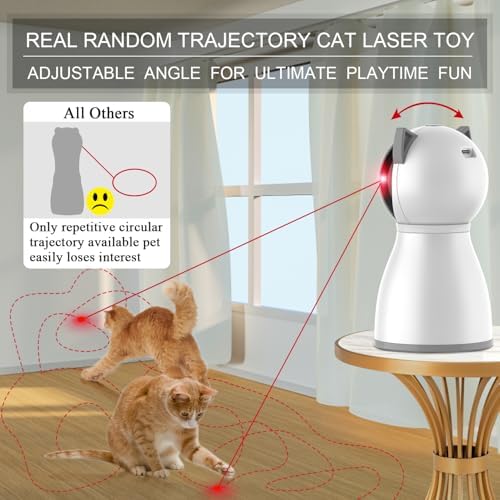 YVE LIFE Interactive Cat Toys Laser for Indoor Cats,Automatic Kitten Toys