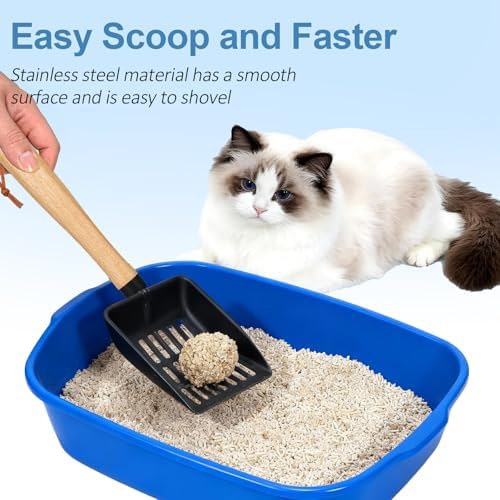 Cat Litter Scoop, Metal Litter Scoop, Long