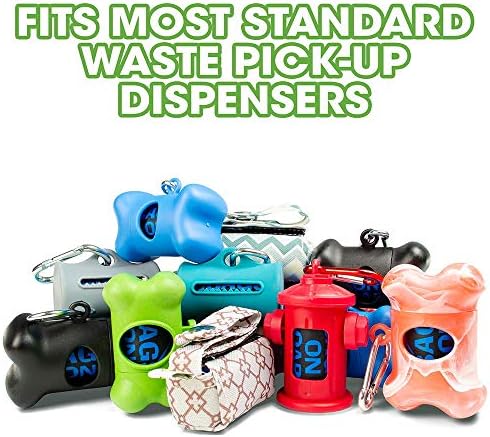 Bags on Board Patterned Dog Waste Bags, 9x14 in, 140 bags, Patterned (3203940045)