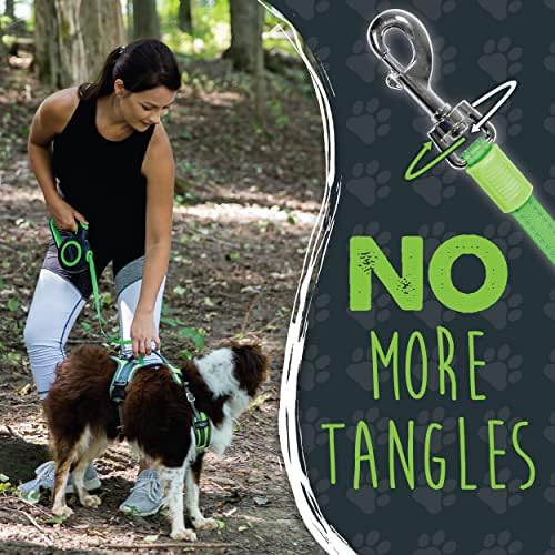 Mighty Paw Retractable Dog Leash, Heavy Duty for Small, Medium & Large Dogs