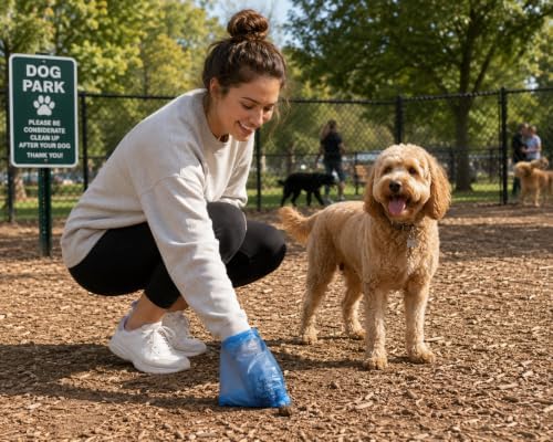 Pet Waste Disposal Bags 1000 Dog Poop EZ Pick Up Bag Blue