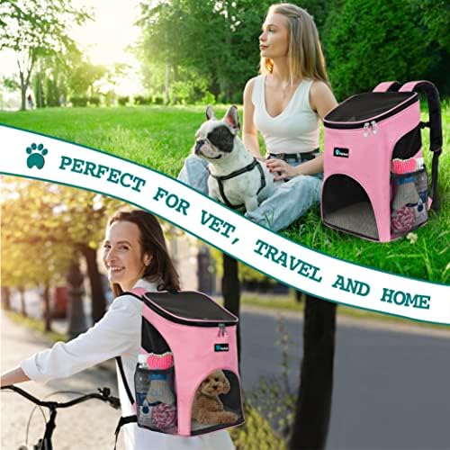 PetAmi Cat Backpack Carrier for Small Dogs and Large Cats, Airline Approved