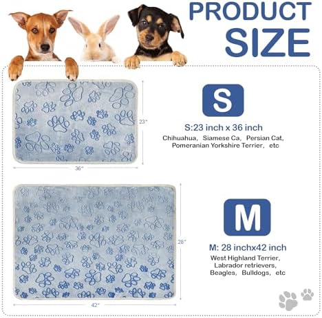 Qeils Reusable Puppy Pads, Washable Pee Pads, Leakproof 28"x 42" 2 Pack