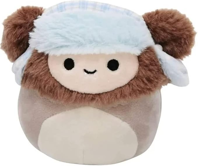 Squishmallow Official Kellytoy Fantasy Creatures Squishy Soft Animals Choose Dragons Bigfoots Unicorns (Dray Yeti (with Hat), 4.5 Inch)