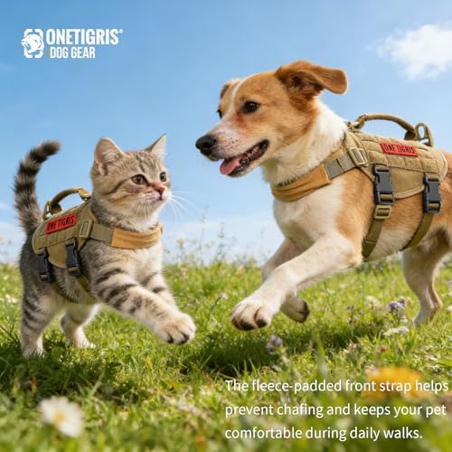 OneTigris Tactical Dog Harness XXS Puppy Vest with Vertical Handle
