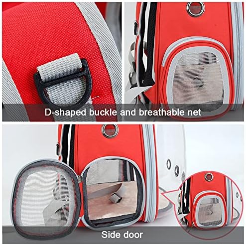 Soft Cat Carrier Backpack with Hole- Lightweight Dog Bag Carrier for Pets, Breathable Hard Cat Carrier for Travel
