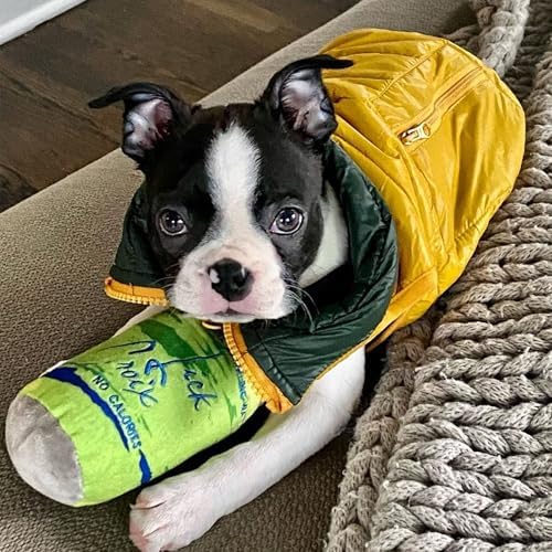 Haute Diggity Dog LickCroix Barkling Water Plush Dog Toy, Drink Parody Toy