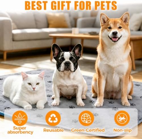 Washable Puppy Pee Pads with Pheromones Reusable
