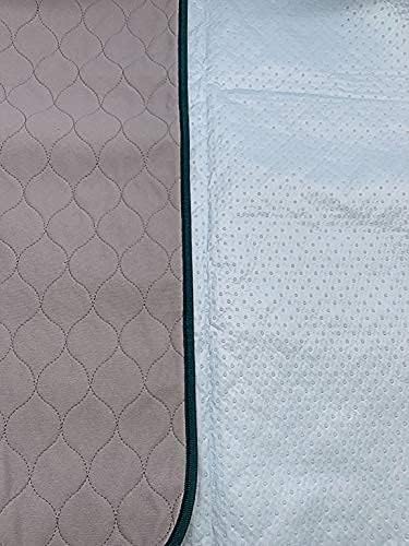 Jalousie 2 Pack 36" x 42" Reusable Dog Whelping Pad/Mat - Reusable Dog Pee Pad - Quilted Fast Absorbing Dog Training Pad Waterproof Puppy Training Pad Dog Housebreaking Absorption Pads