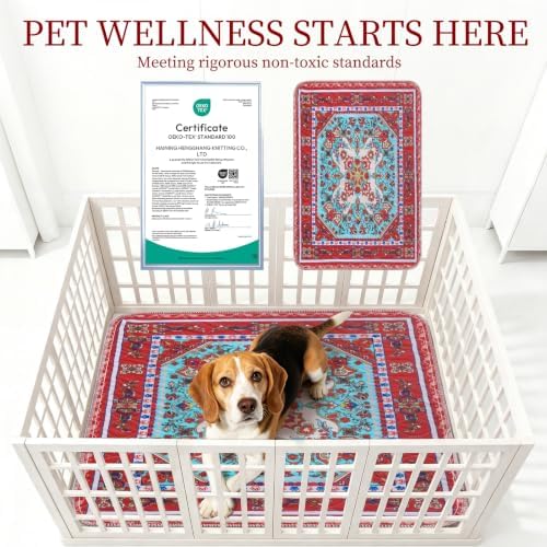 Homimp Washable Pee Pads for Dogs, 2 Pack Reusable Puppy Pads Waterproof, Absorbent and Leakproof Dog Pee Pads, Non Slip Puppy Training Pads, Pet Mat for Floor, Crate, Couch, Whelping,Brown, 36"x36"