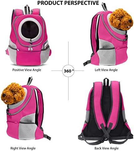 PETCUTE Dog Backpack Carrier Cat Carrier Pet Travel Carriers for Small Dogs and Cats Pet Travel Backpack