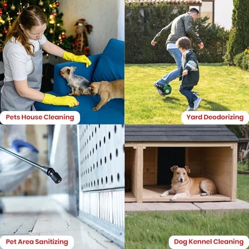 Kennel Klean - Dog Kennel Cleaner I 4 Gallon Mix I Natural Refresher for Dogs & Cats l Strong concentrate! All Natural. (16 oz)