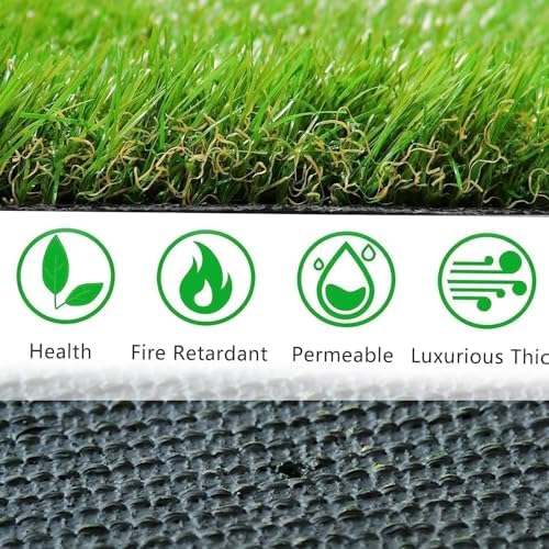 Artificial Grass for Dogs Pee Tray Fake Grass Mat for Professional Puppy Potty Trainer Replacement Dog Grass Pad for Indoor and Outdoor (25.5x19.5 Inch(Pack of 2))