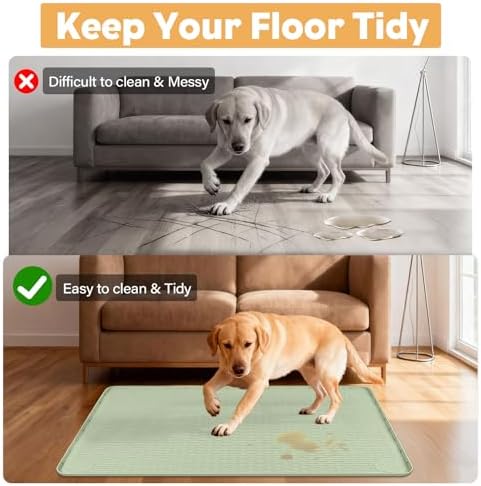 40" x28" Reusable Training Pads for Dogs Silicone Dogs Mat