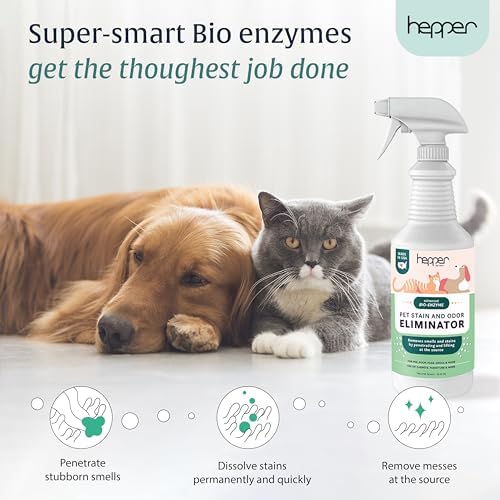 Hepper Bio-Enzyme Pet Stain & Odor Eliminator Spray - 32oz - Neutral