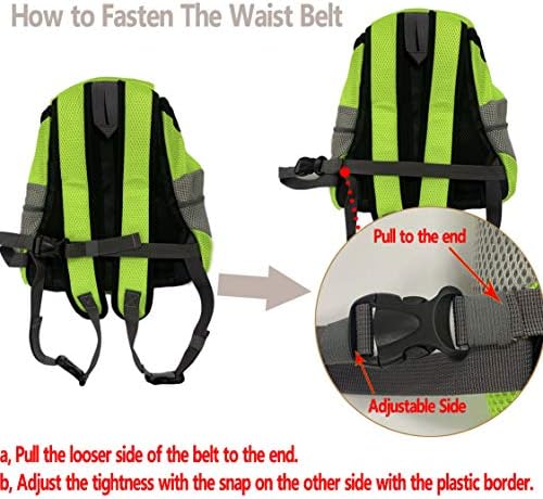 Pet Carrier Backpack for Small Dog cat up to 2~26 lbs, Hands-Free Pet Travel Bag, Breathable Head-Out Design and Waterproof Bottom for Hiking & Travel