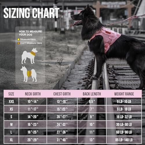 OneTigris Tactical Dog Harness Vest No-Pull Service Dog Vest for Large Dogs