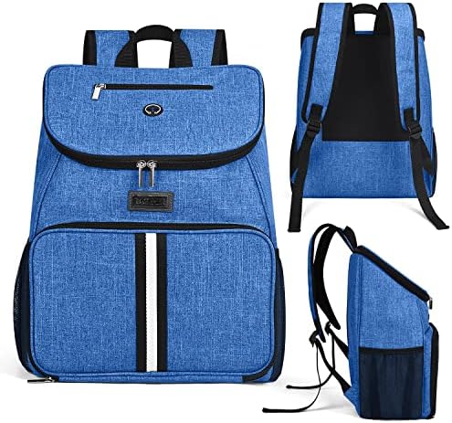 BAGLHER丨Dog Travel Bag, Airline Approved Pet Supplies Backpack, Dog Travel Backpack with 2 Silicone Collapsible Bowls and 2 Food Baskets