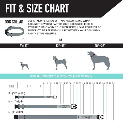 Wolfgang Heavy Duty, Adjustable Dog Collar with Quick Release Nylon Buckle for Walking & Training, DigiFloral Print, Large