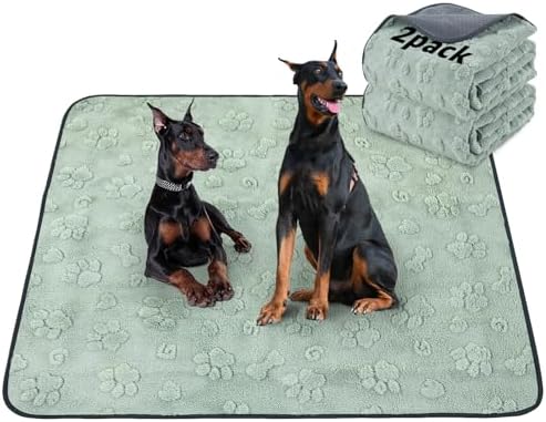 LOOBANI 2 Pack Extra Large Washable Pee Pads for Dogs 72"x72"