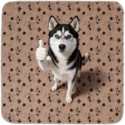 Puppy Pee Pads with Pheromones Reusable Puppy Potty Pads for Dogs Washable Puppy Pee Pads for Cats Leakproof & Odor Control Non-Slip Puppy Training Pads for Home Travel Brown M