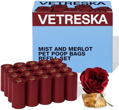 VETRESKA Dog Poop Bags, 300 Counts, Leak Proof, Extra Thick and Large