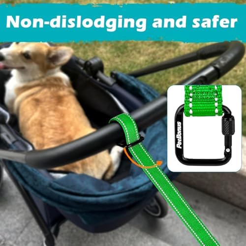 PetBonus Dog Leash Wrist Strap with Lockable Clip for Dog Retractable Leash