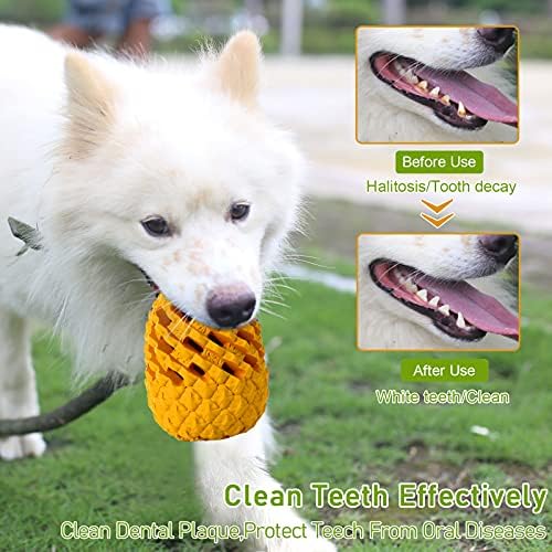 Indestructible Pineapple Dog Toy - Large Aggressive Chewers Training