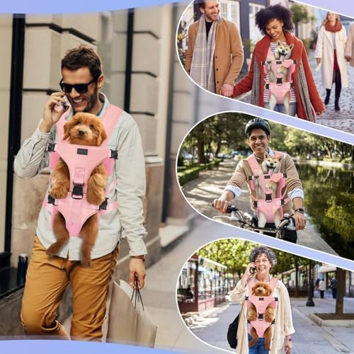 YUDODO Front Pet Carrier Backpack for Small Dog, Legs Out Dog Chest Carrier