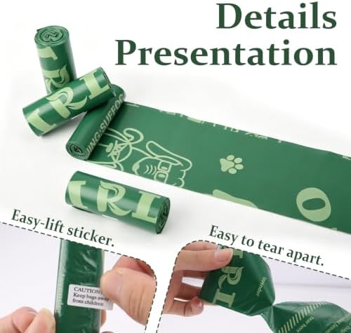24 Rolls 240 Coreless Dog Poo Bags, Thick Dog Waste Bags for Walks