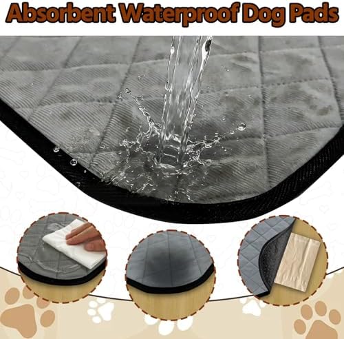 Washable Dog Pee Pads, Waterproof Training Mat,Small