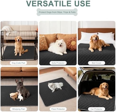 Eterish Washable Pee Pads for Dogs Extra Large 36'' x 48'' 2 Pack