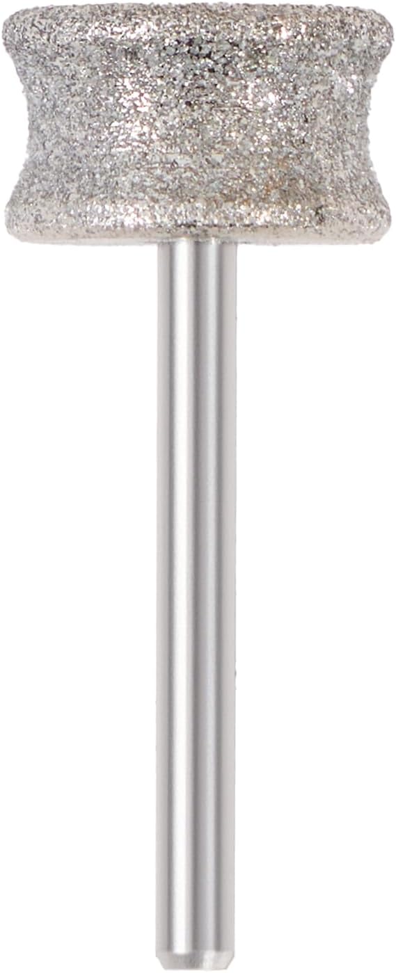 CAELUM Diamond Dog Nail Grinder Bit, 80 Grit Pet Nail Grinder Attachment for Large & Small Dogs, 1/8" Shank Fits Dremel Rotary Tools, Low Noise Nail Trimming Bit for Home Grooming