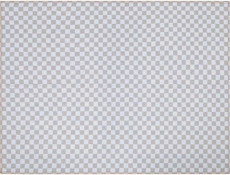 Lovewag Cat Litter Mat, Litter Box Mat, Taupe Checkers, 36x48, 2 Pack