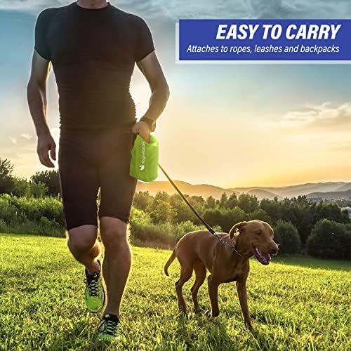 Reusable Smell Proof Waste Bag - Dog Poop Bag Holder for Dog walkers + Hiking with Dogs & Camping. Odor Proof Diaper Wet Bag, Camping Trash