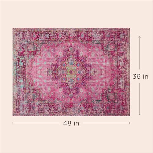 Lovewag Reusable Washable Dog Pee Pads, Mystic Fuchsia 36x48, 2 Pack