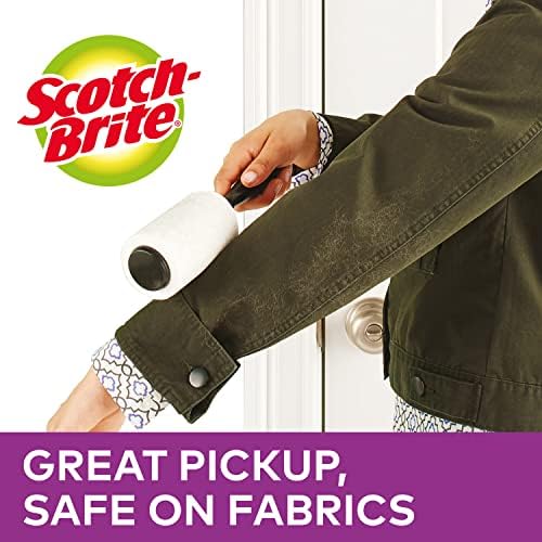 Scotch-Brite Everyday Clean Lint Roller - 1 Roll 56 Sheets - Works Great on Pet Hair, Clothing, Furniture and More