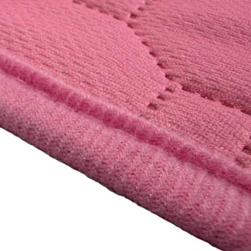 PJYuCien 36"x36" Reusable Playpen Training Pad for Puppies, Pink