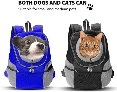 PETCUTE Dog Backpack Carrier Cat Carrier Pet Travel Carriers for Small Dogs and Cats Pet Travel Backpack