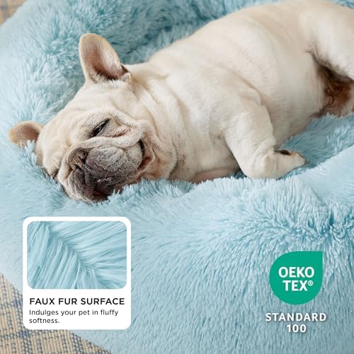 Bedsure Calming Dog Bed Medium Size Dog Donut Washable Pet Bed,30ins