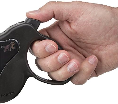 Ferplast Retractable Dog Lead Extendable Dog Leash Amigo Cord MINI, Retractable Cord, 3 m, Max 12 kg, Black