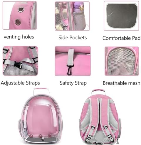 Large Cat & Dog Backpack Carriers - Airline Approved, Small Pet Carrier, Cat & Dog Travel Bag