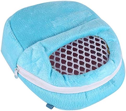 S Pet Carrier Backpack for Dogs and Cats, Breathable Mesh Travel Bag Portable by Yosoo White Mesh Blue