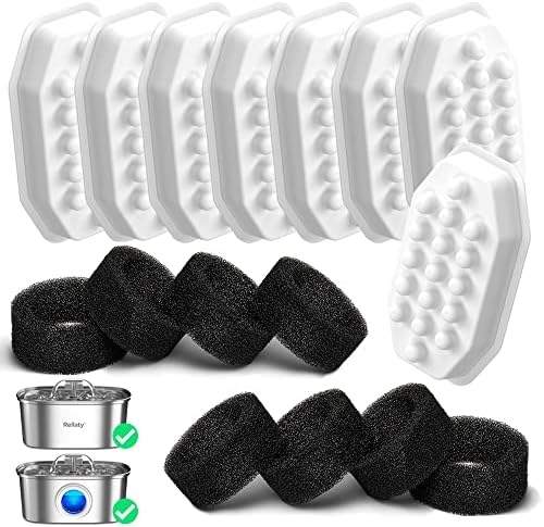 Rellaty Official Cat Water Fountain Filters Replacement