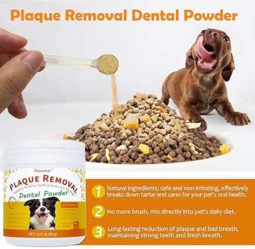 Pet Dental Cleaning Kit with Dental Wipes & Dental Powder
