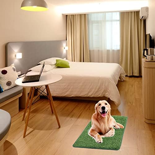 Decorative Fake Grass Pet Pee Pad Wear-Resistant Portable Mat for Dogs and Cats Use for Training and Pet Accessories