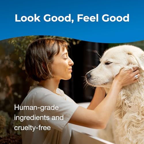 Pet-Ag Fresh ’n Clean Scented Shampoo, Classic Fresh Scent - 18 oz - Moisturizes with Vitamin E & Aloe Vera - Strengthens & Repairs Coats - Soap Free