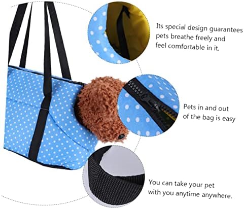 Mikikit 1pc Pet Outdoor Storage Shoulder Bag Easy to Fold and Carry Comfortable Strap